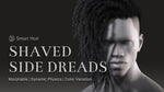 IC - Shaved Side Dreads
