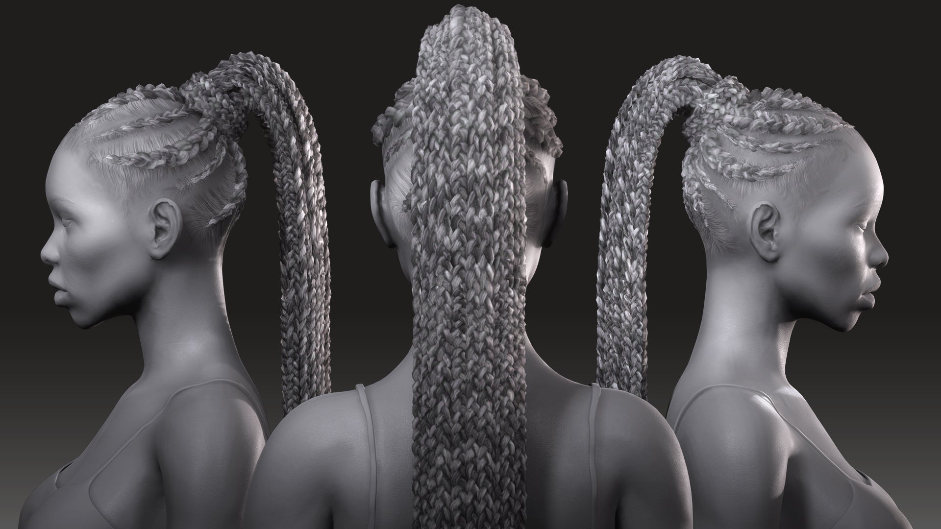 IC - Braided Pony Tail