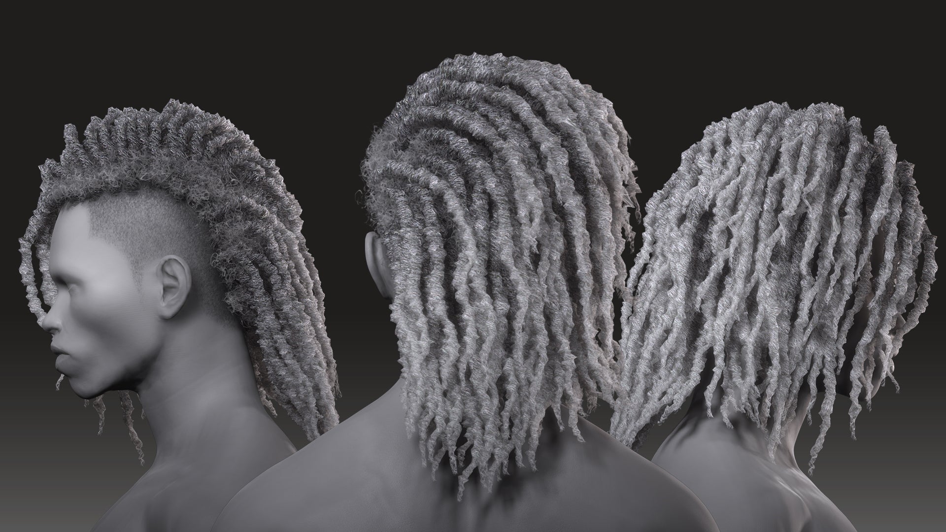 IC - Shaved Side Dreads