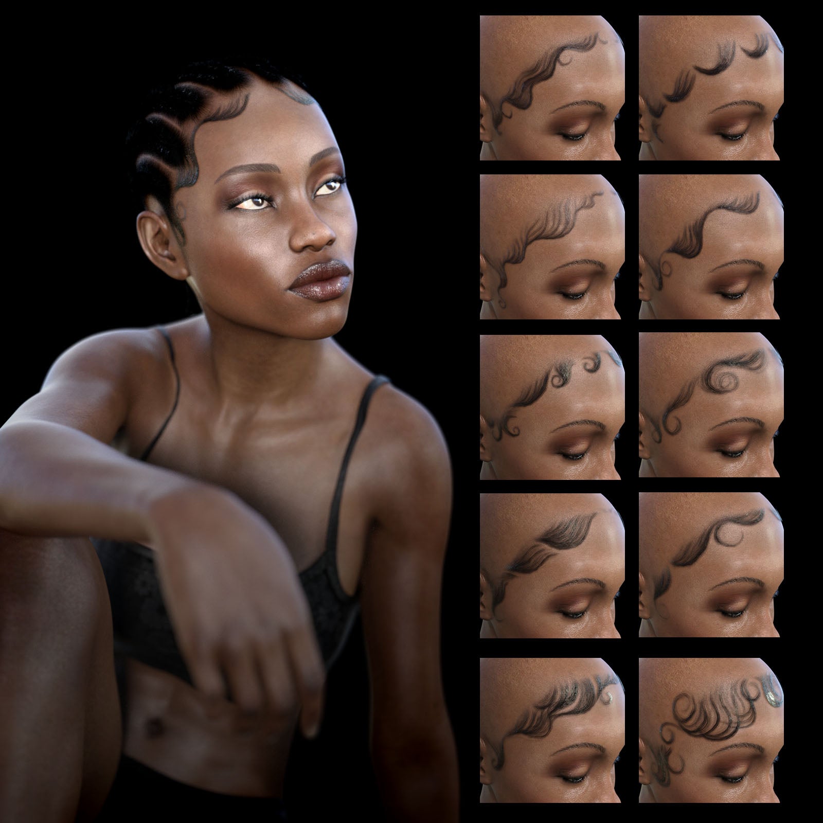 Baby Hair Pack 2 G8F