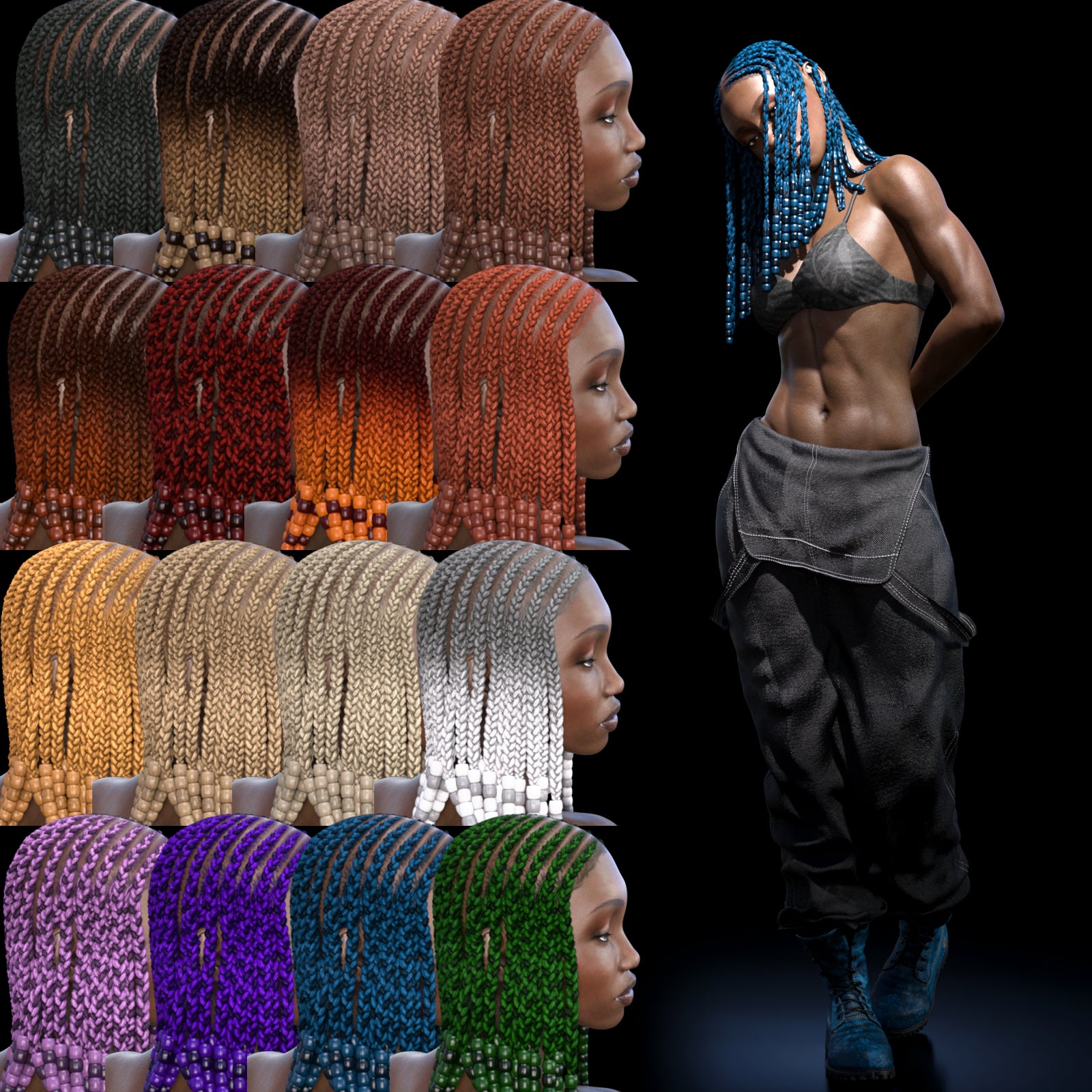 Layer Braids G8F – www.SdeBStore.com