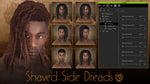 IC - Shaved Side Dreads