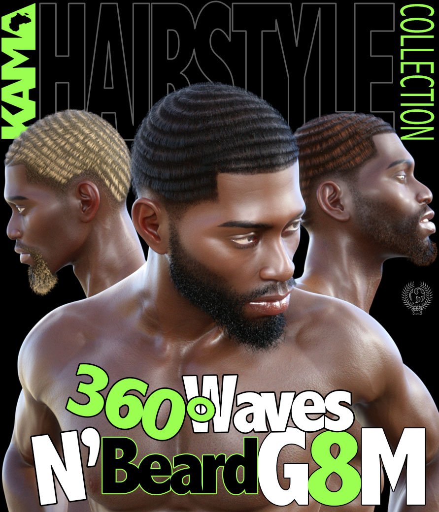 360° Waves & Beard G8M - www.SdeBStore.com