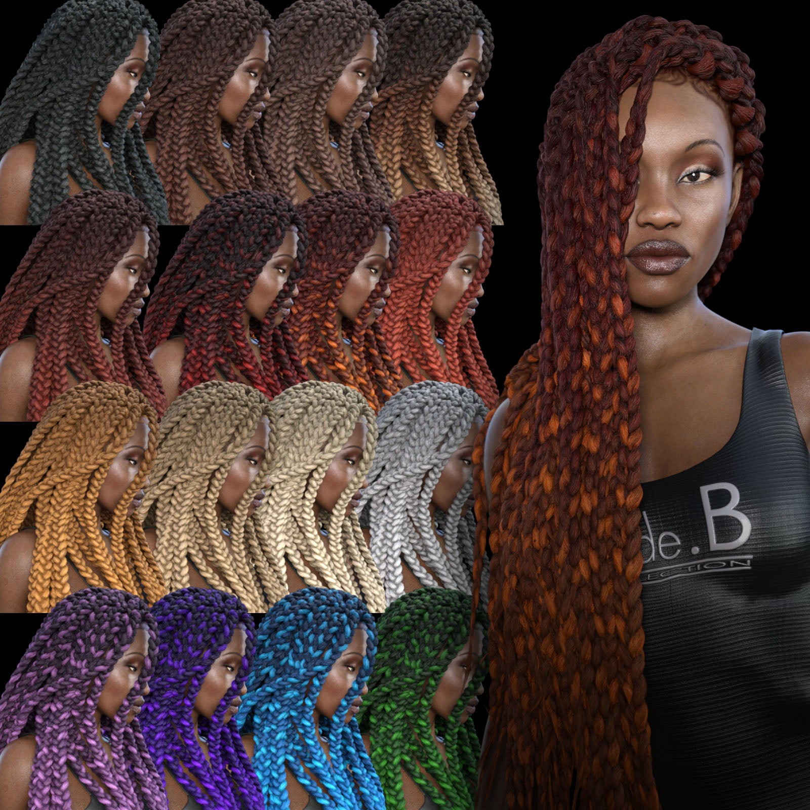 Box Braids G8F