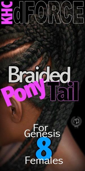 Braided Pony Tail G8F - www.SdeBStore.com