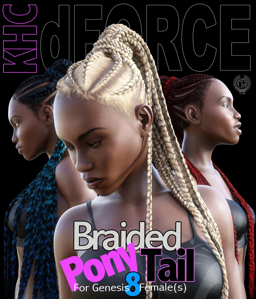 Braided Pony Tail G8F - www.SdeBStore.com