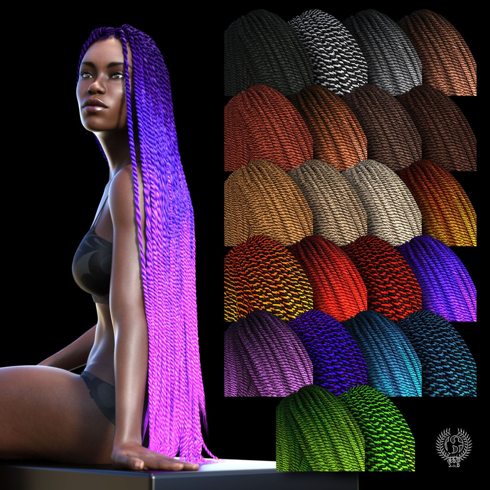 Senegalese Twist Hair G8F - www.SdeBStore.com