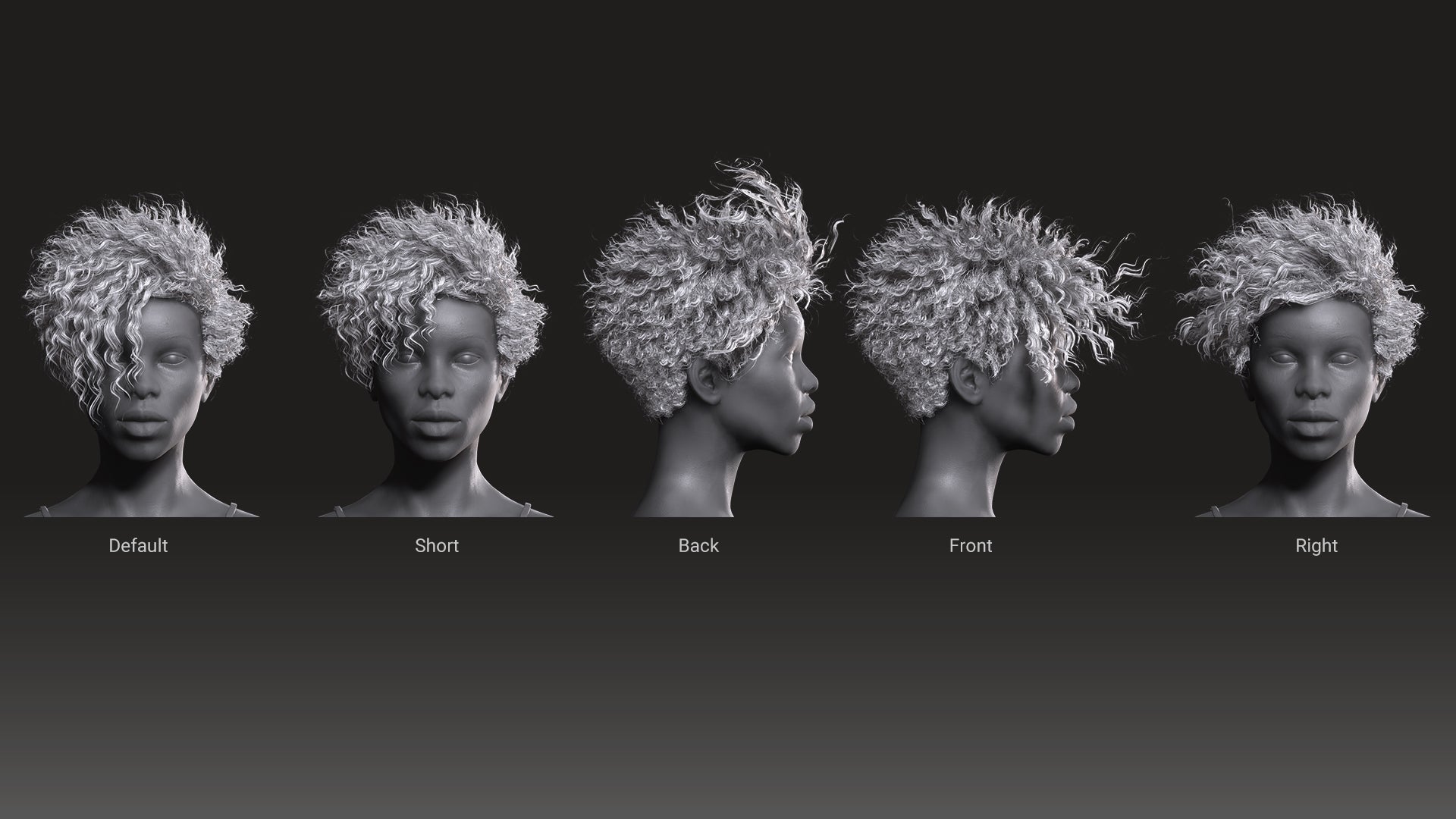 IC - Short Curls Hair - Image 3