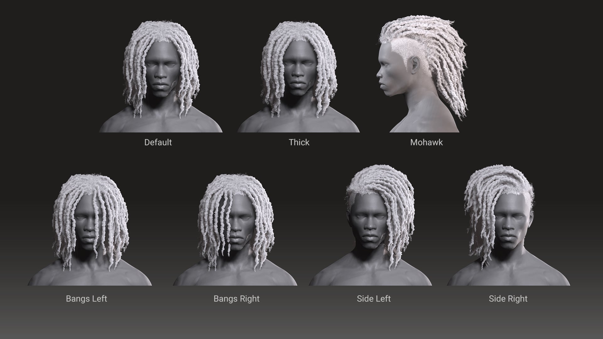 IC - Shaved Side Dreads - Image 4
