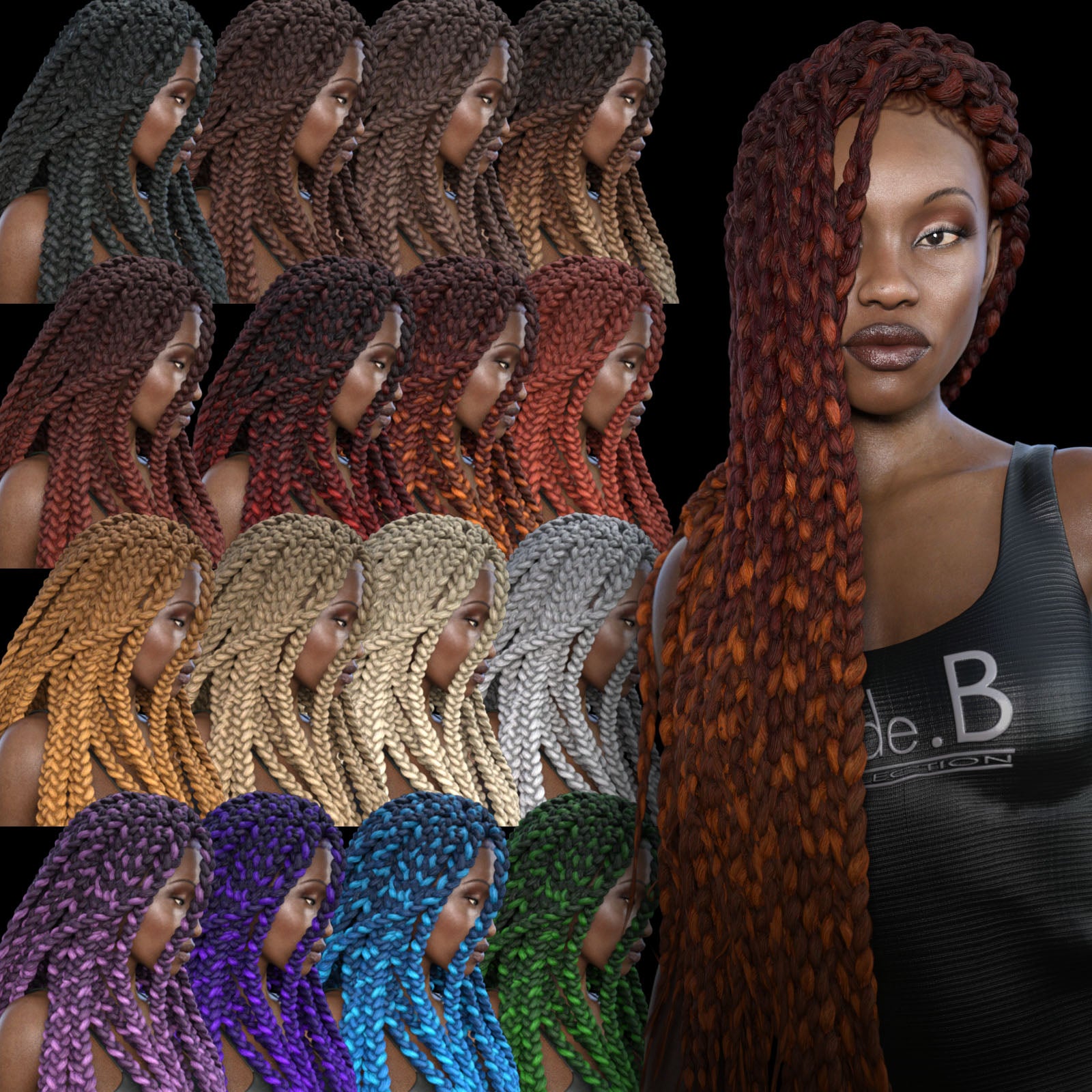 Box Braids G8F - Image 2