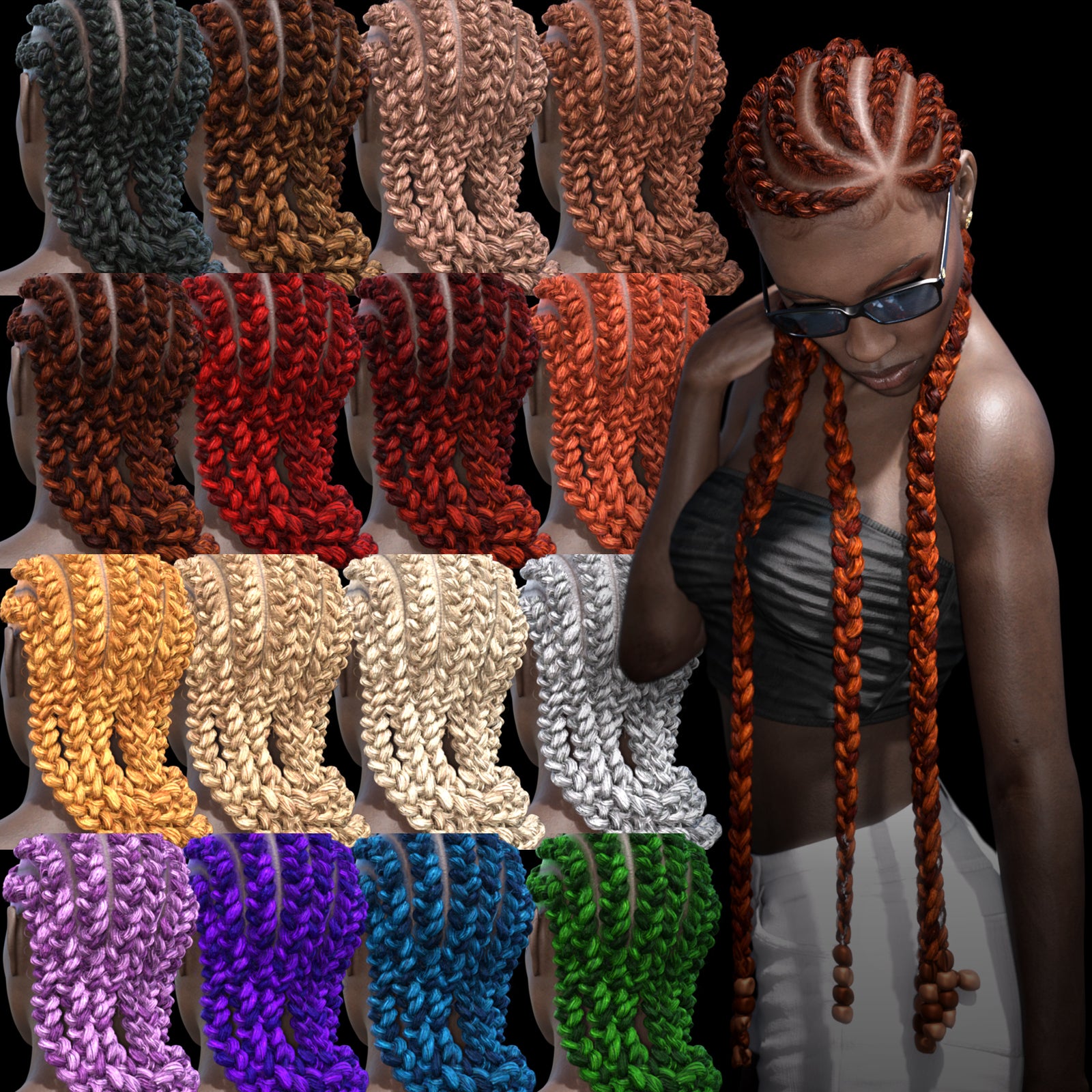 Cornrows Extended V3 G8F - Image 2