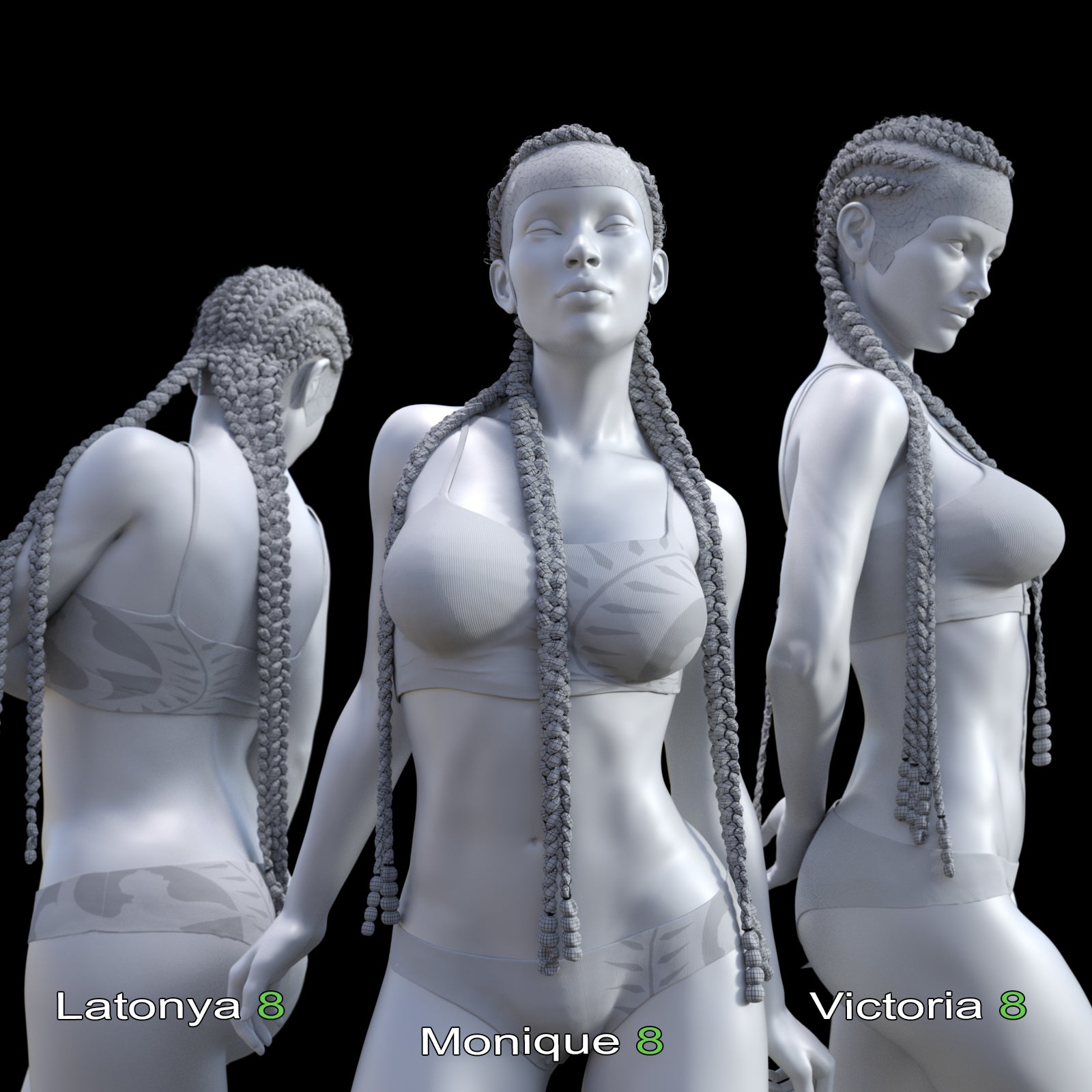 Cornrows Extended V3 G8F - Image 6