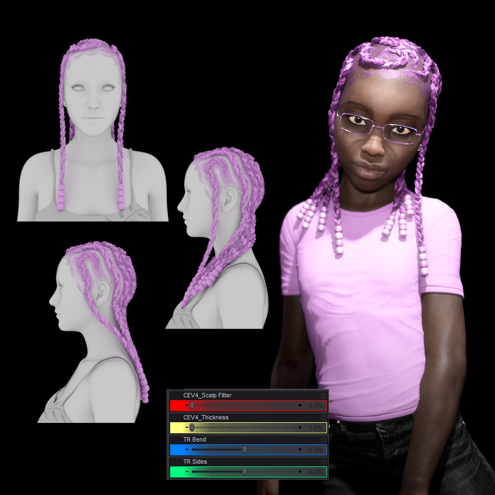 Cornrows Extended V4 G8F - Image 3