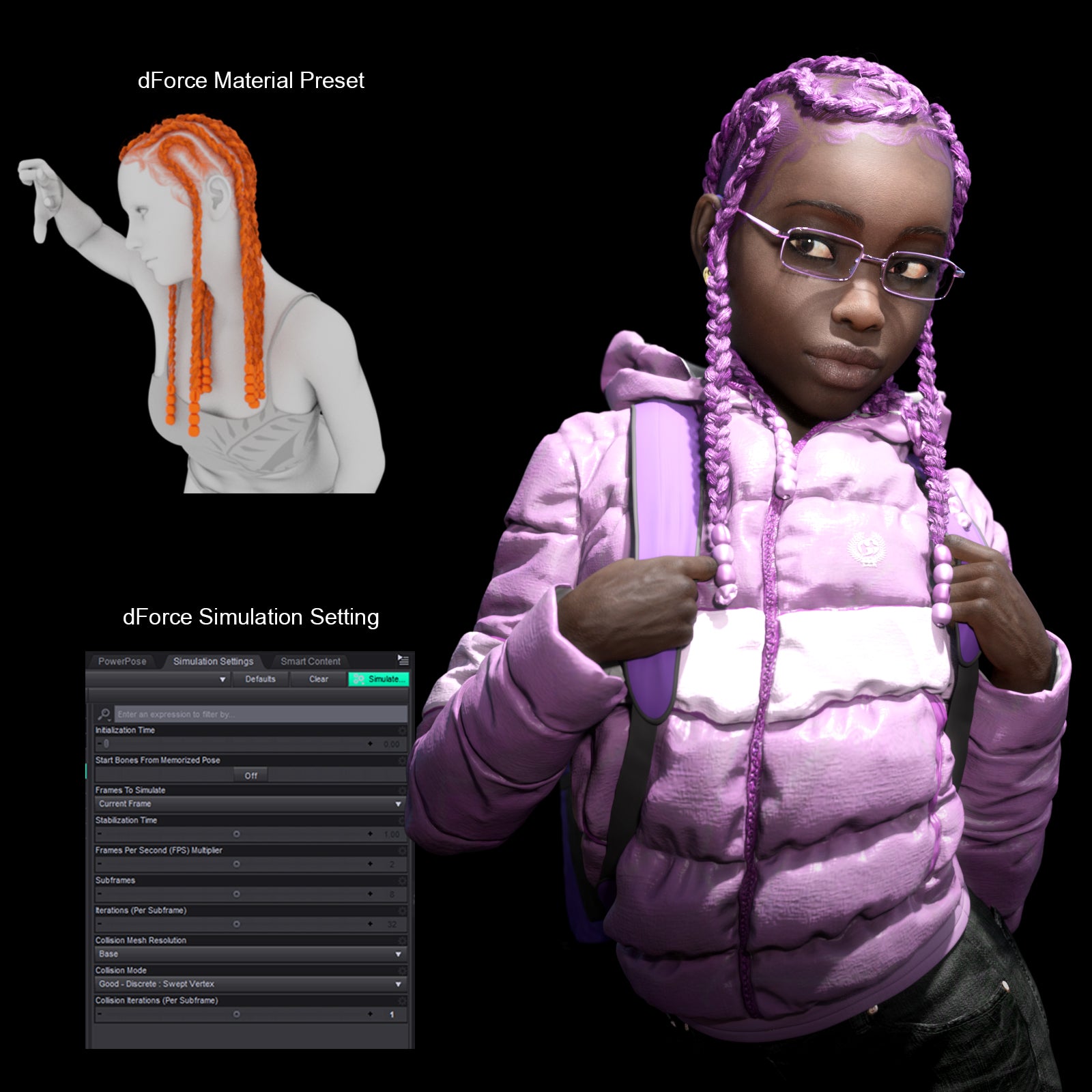 Cornrows Extended V4 G8F - Image 4