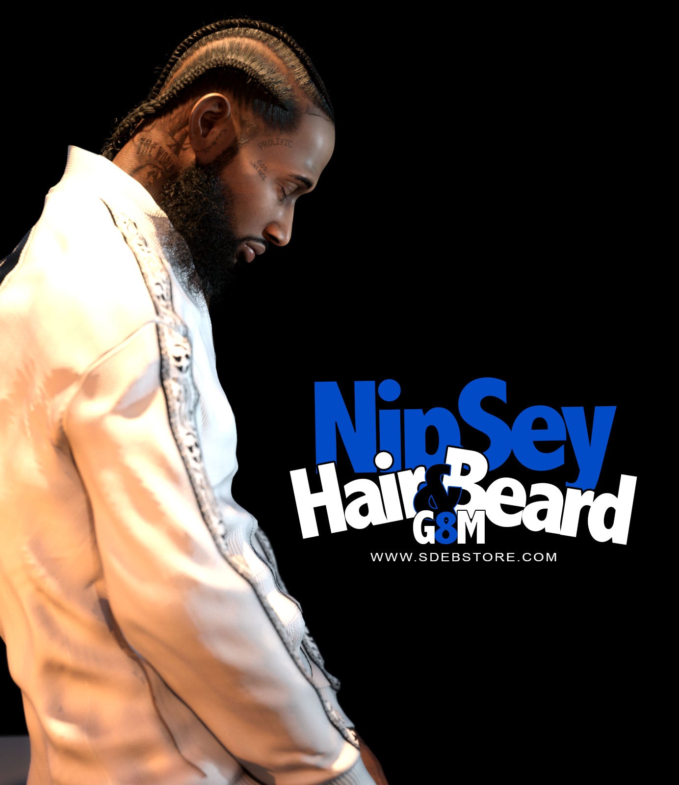 Nipsey Hair And Beard G8M - Image 6