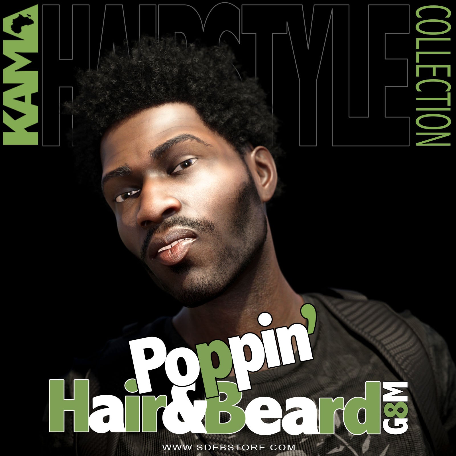 Poppin' Hair & Beard G8M