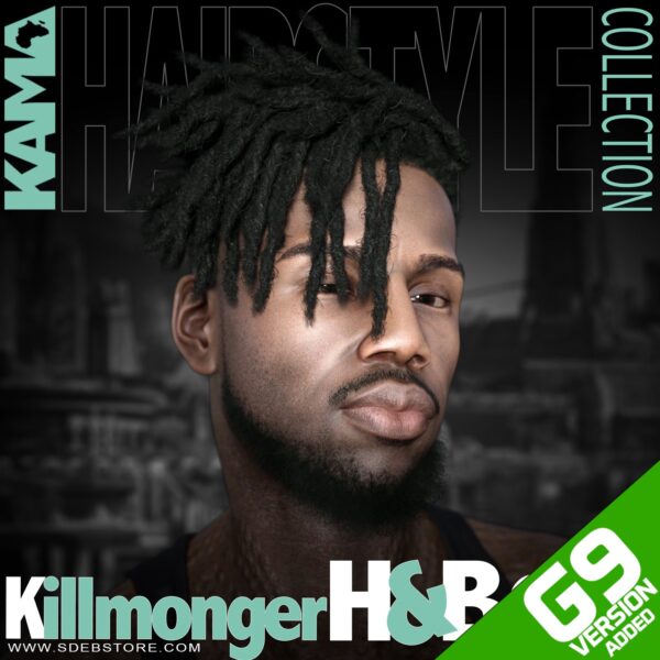 Killmonger Hair And Beard G8M — G9 version added